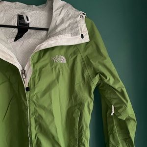 The North Face Green Rain Jacket, Size S